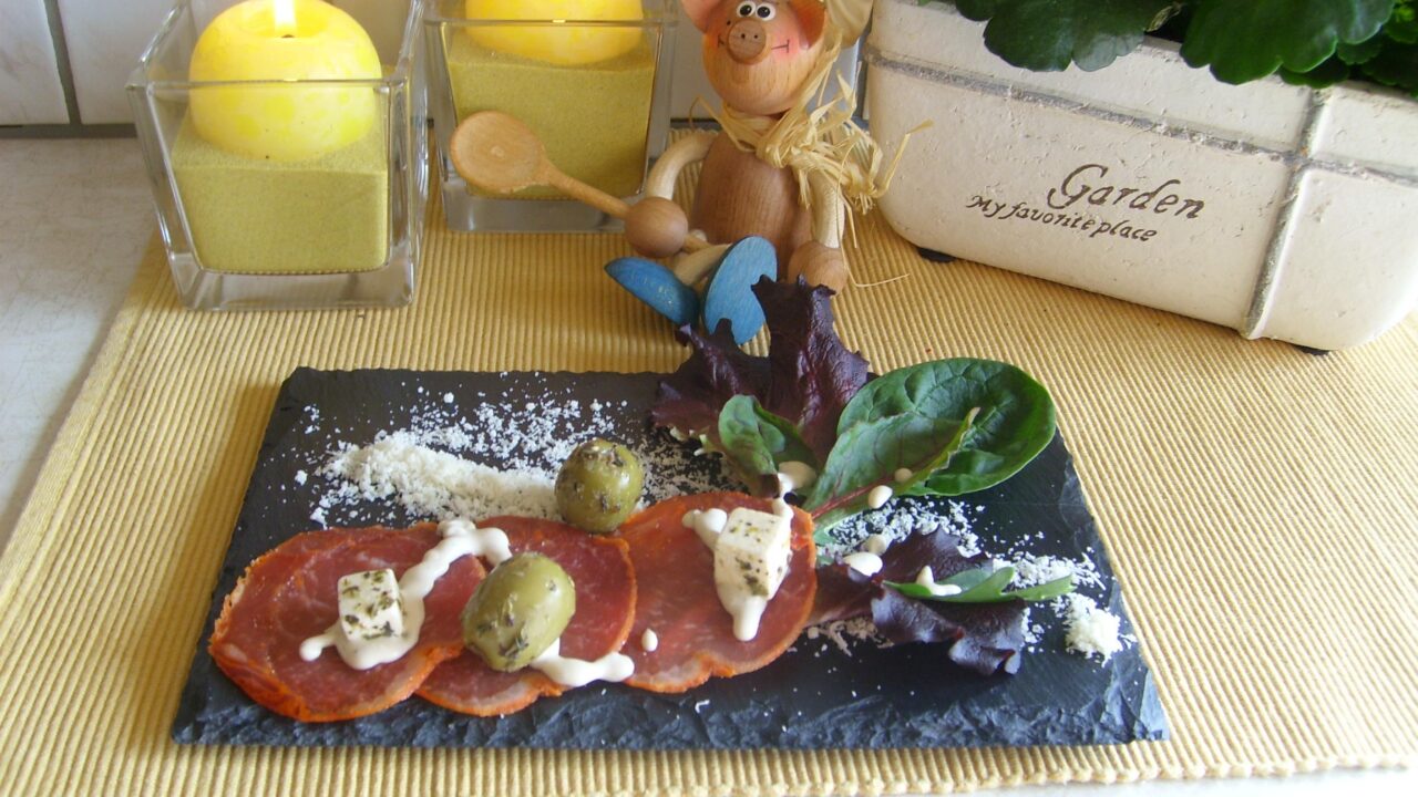 Hapje : Lomo Iberico cebo met zijn garnituren
