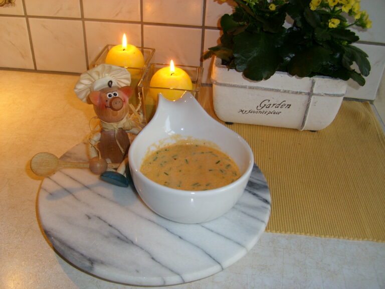 Sausje : pesto en room een beetje bieslook…