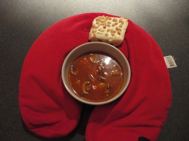 Tomatensoep (Italiaans) met veel erin én crostini