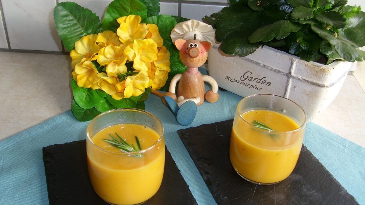 Hapje: zoete aardappelsoep