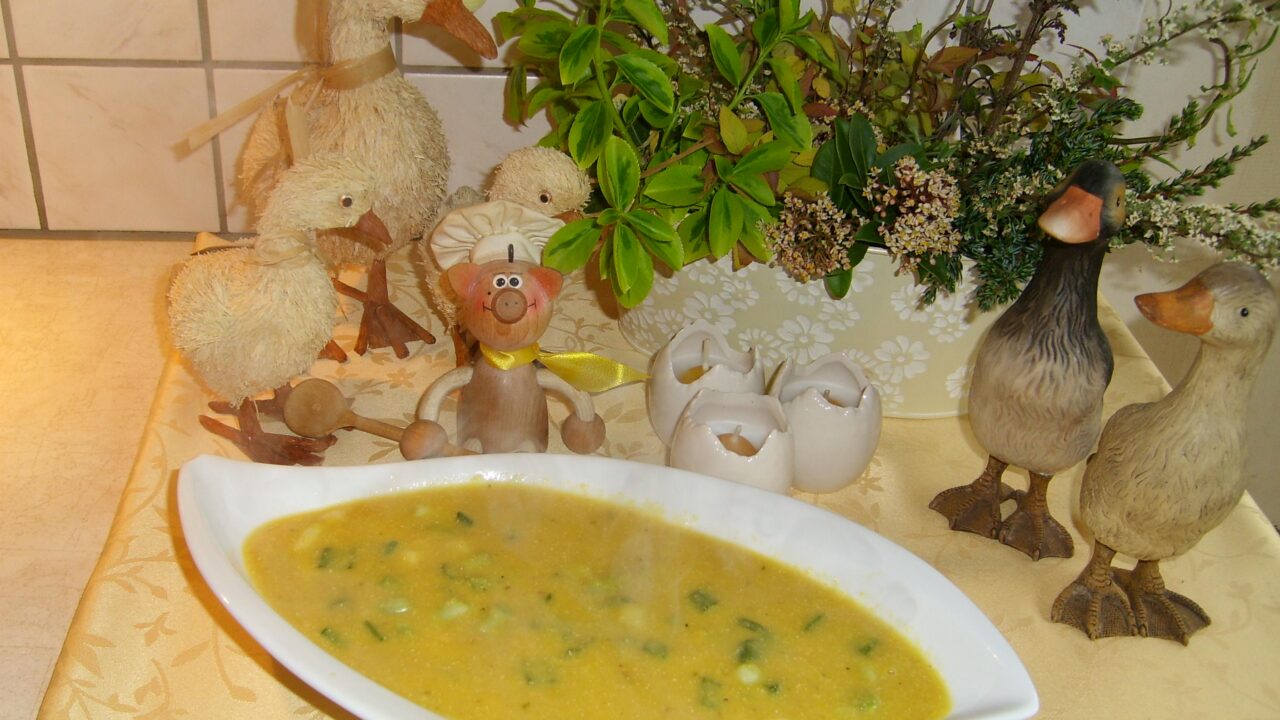 Sausje: paprika met lenteui