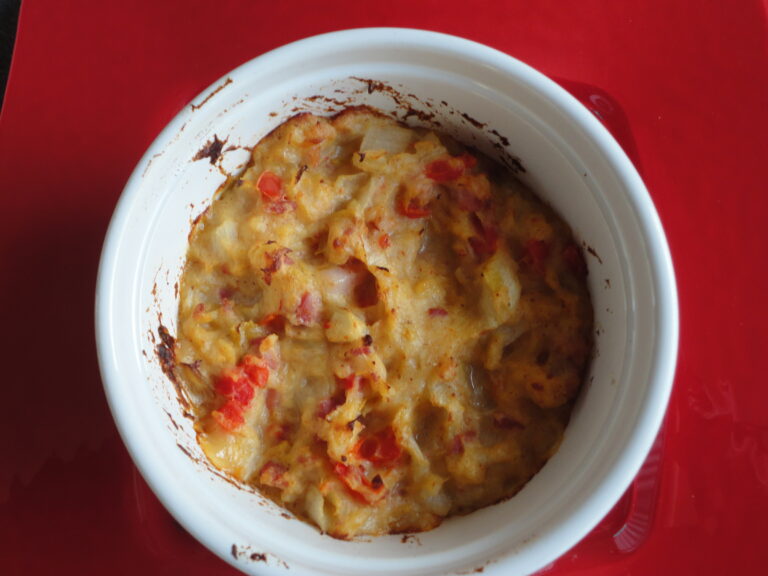 Witlof stamp met (boeren)kaas