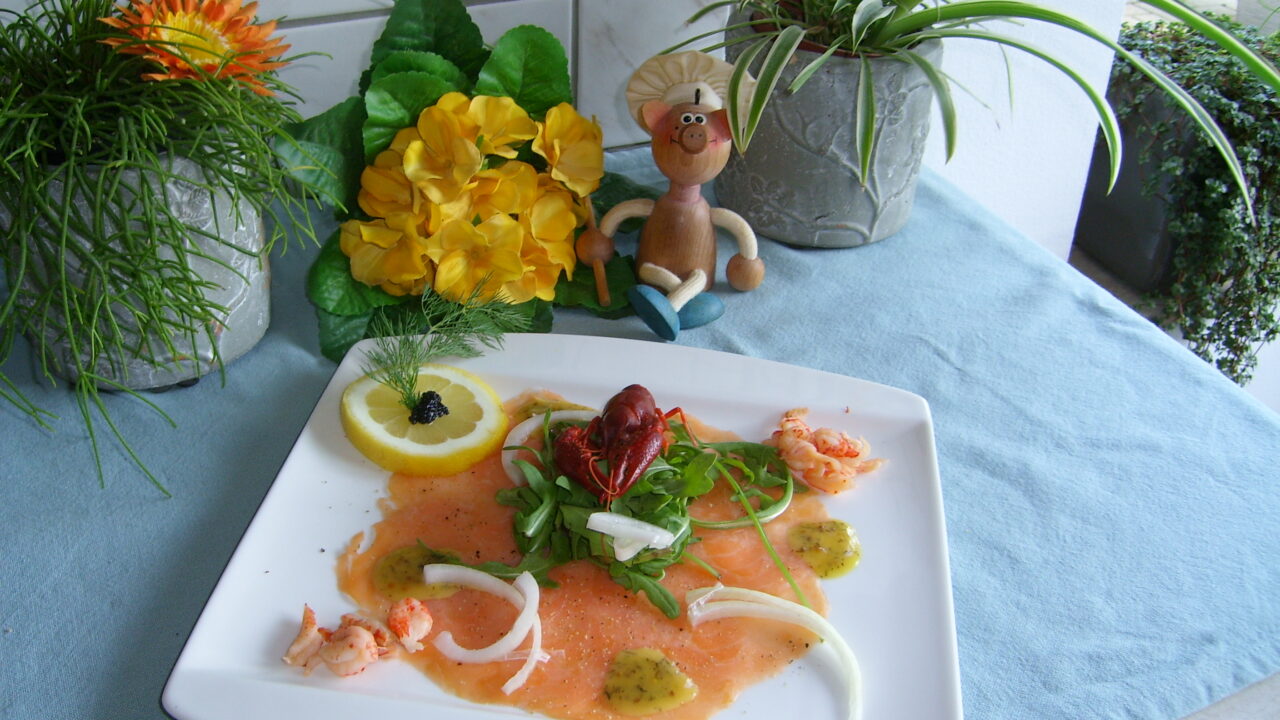 Carpaccio van zalm