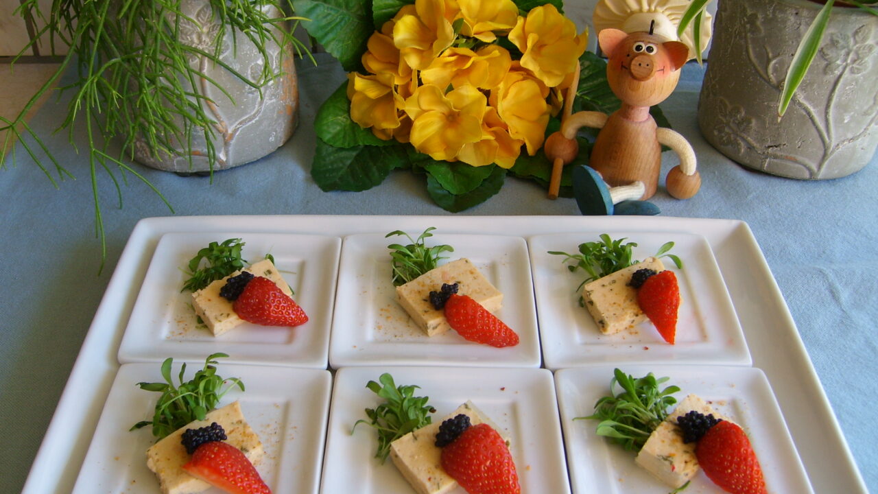 Hapje: zalmterrine met bieslook