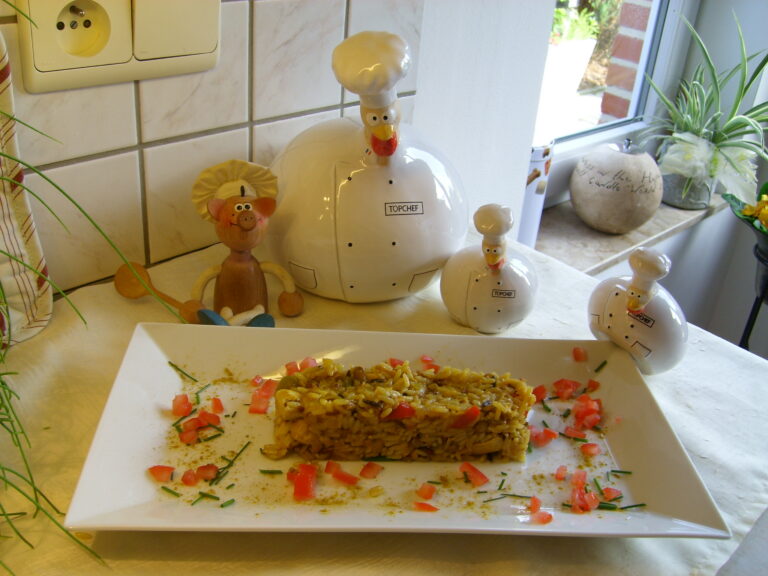 Rijstbordje met kip en groenten