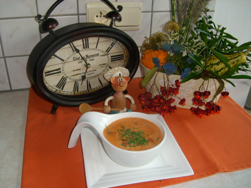 Soep: tomatenvissoep met kokosmelk