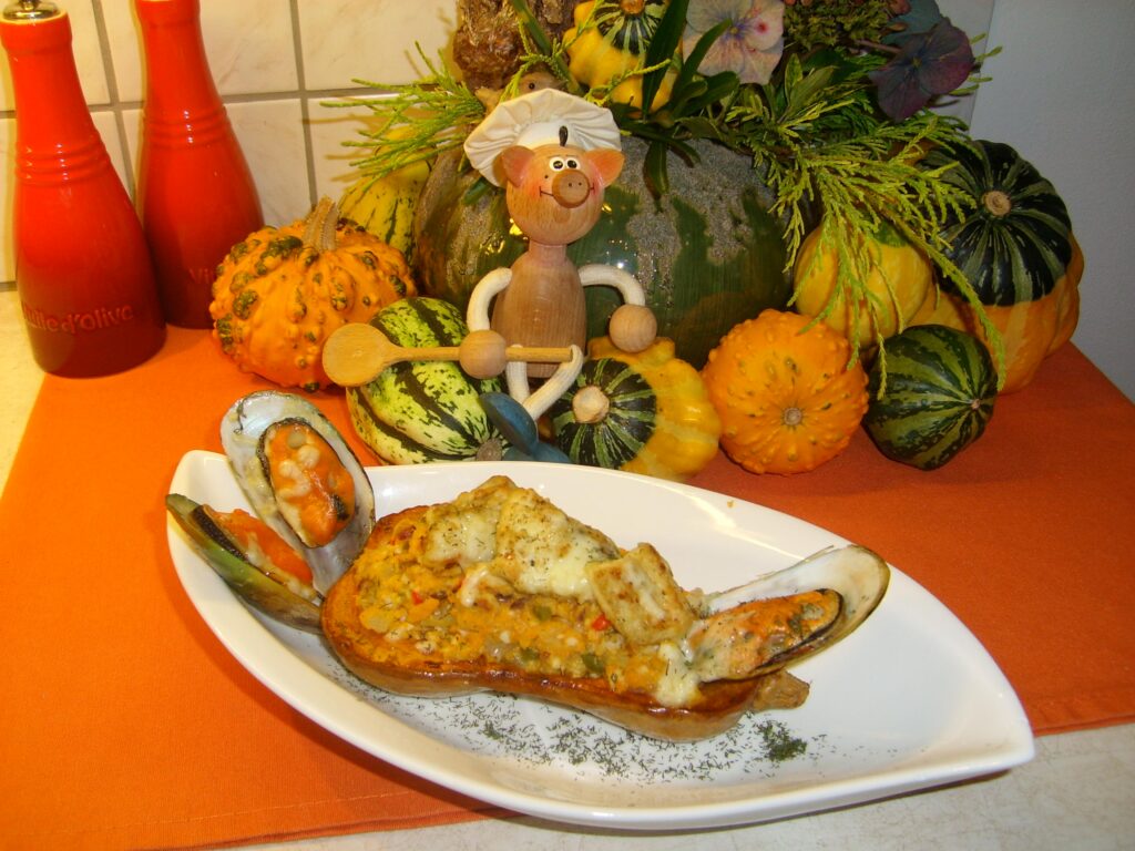 Butternut rijkelijk gevuld