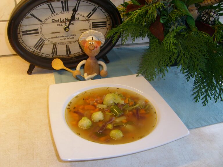 Soep: heldere boerenbouillon