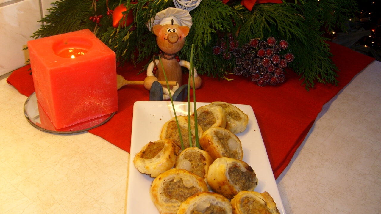 Hapje: Kerst worstenbroodjes 2012