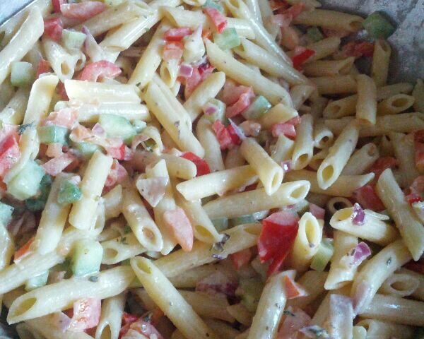 Koude pastasalade