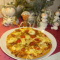 Pizza: quattro formaggio