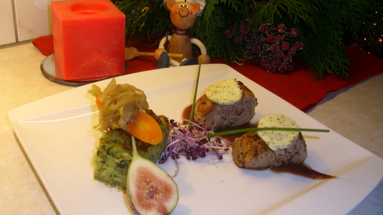 Varkenshaasje in feestelijke stemming