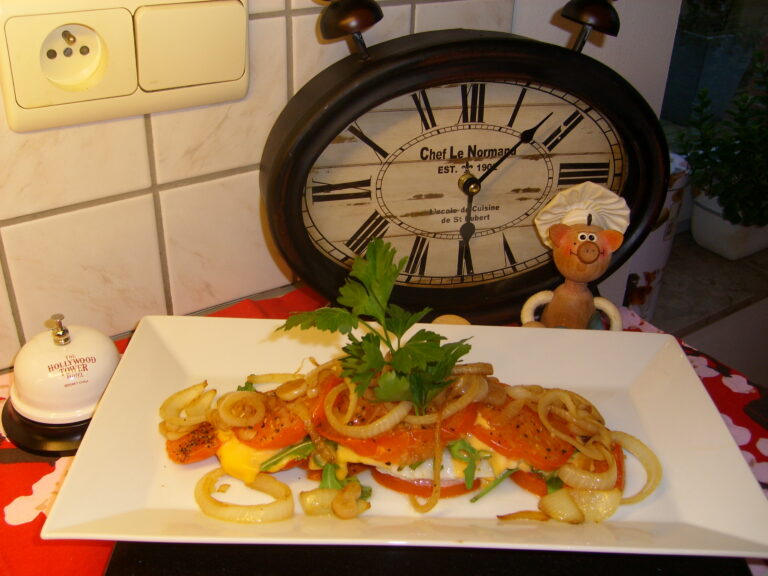 Croque kabeljauw – tomaat