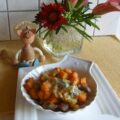Aardappel- zoet en pittig gekruid met Gorgonzola pikant