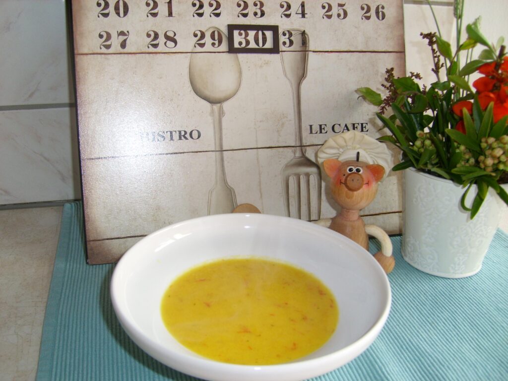 Saus: appelsien met saffraan