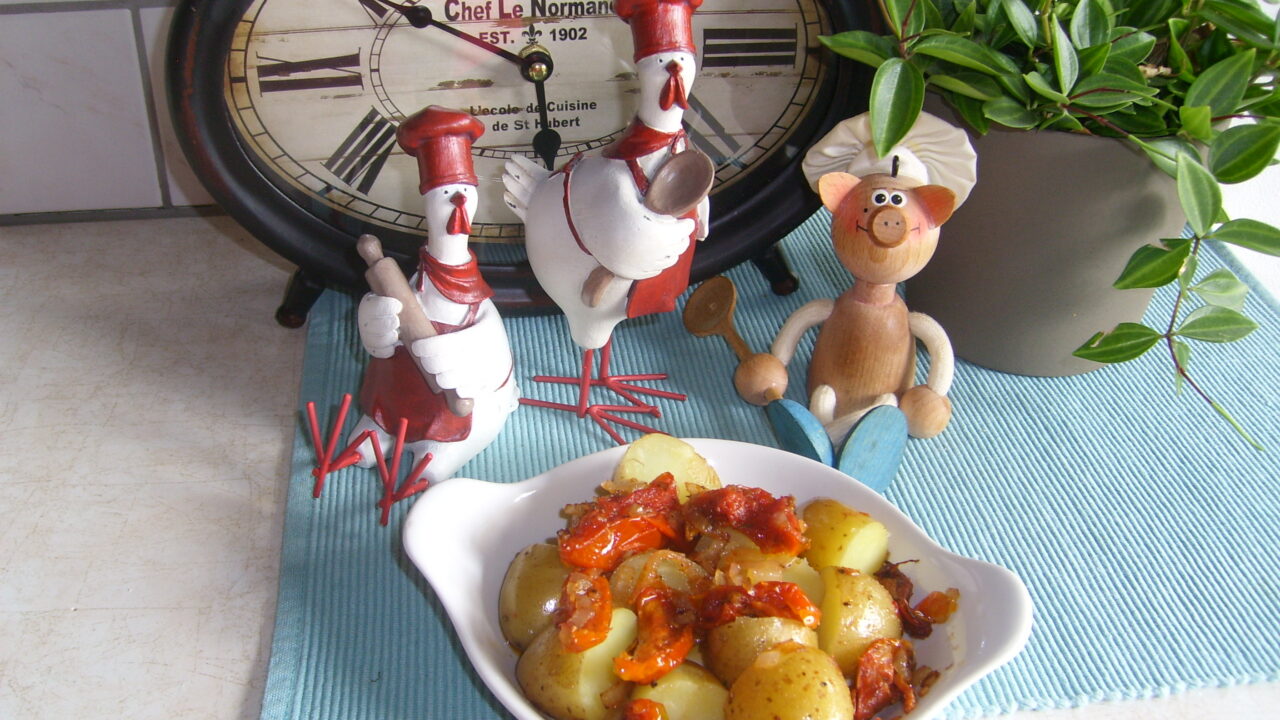Aardappelen: Gernailles met sjalotjes in het rood