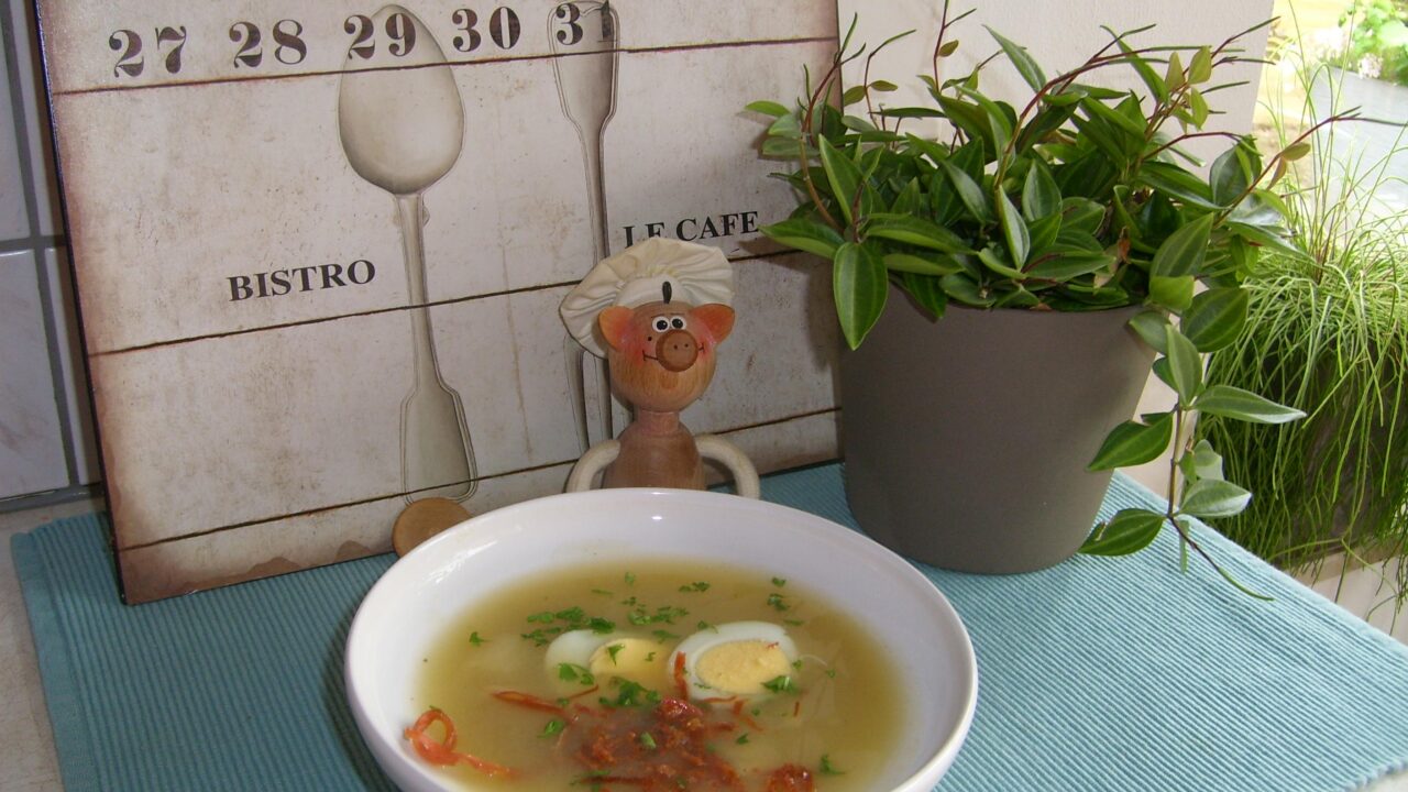 Soep: asperge met een zuiders zonnetje