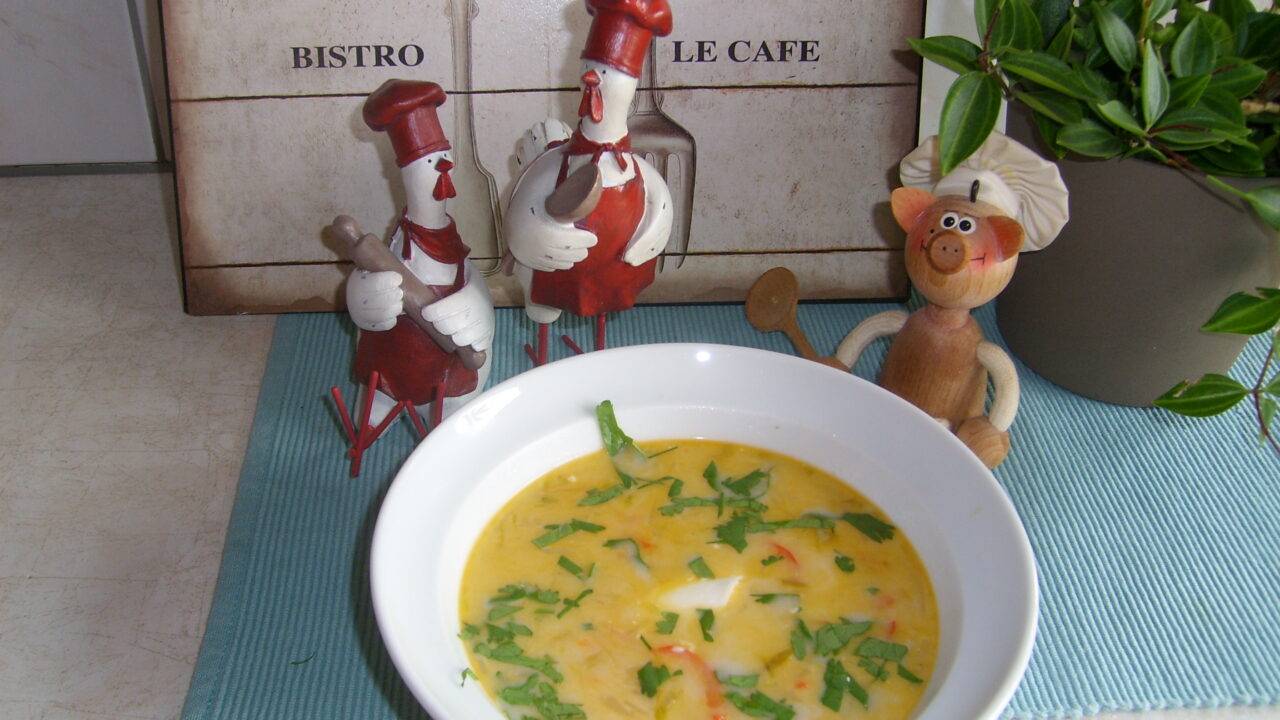 Soep: witloof met zoete puntpaprika en haar verrassingen