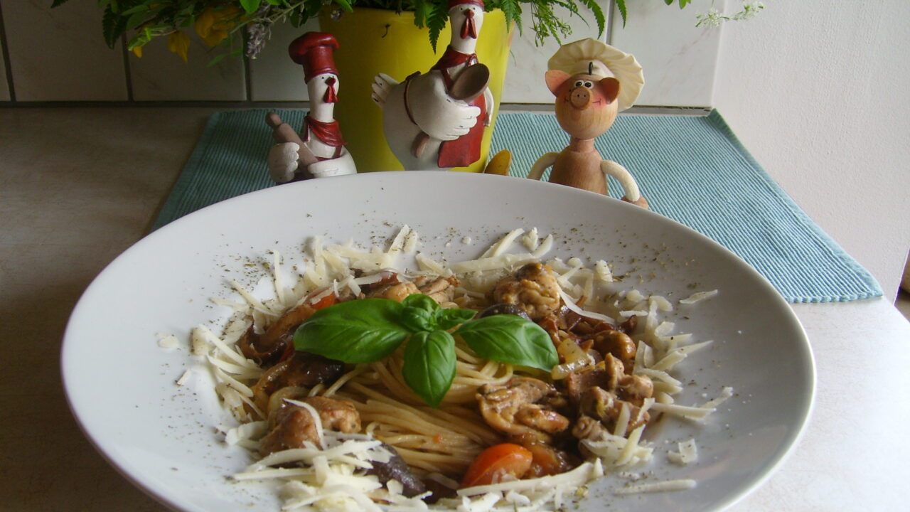 Volkorenpasta op zijn Provencaals