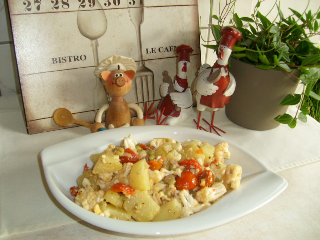 Aardappelsla met een Belgisch tintje