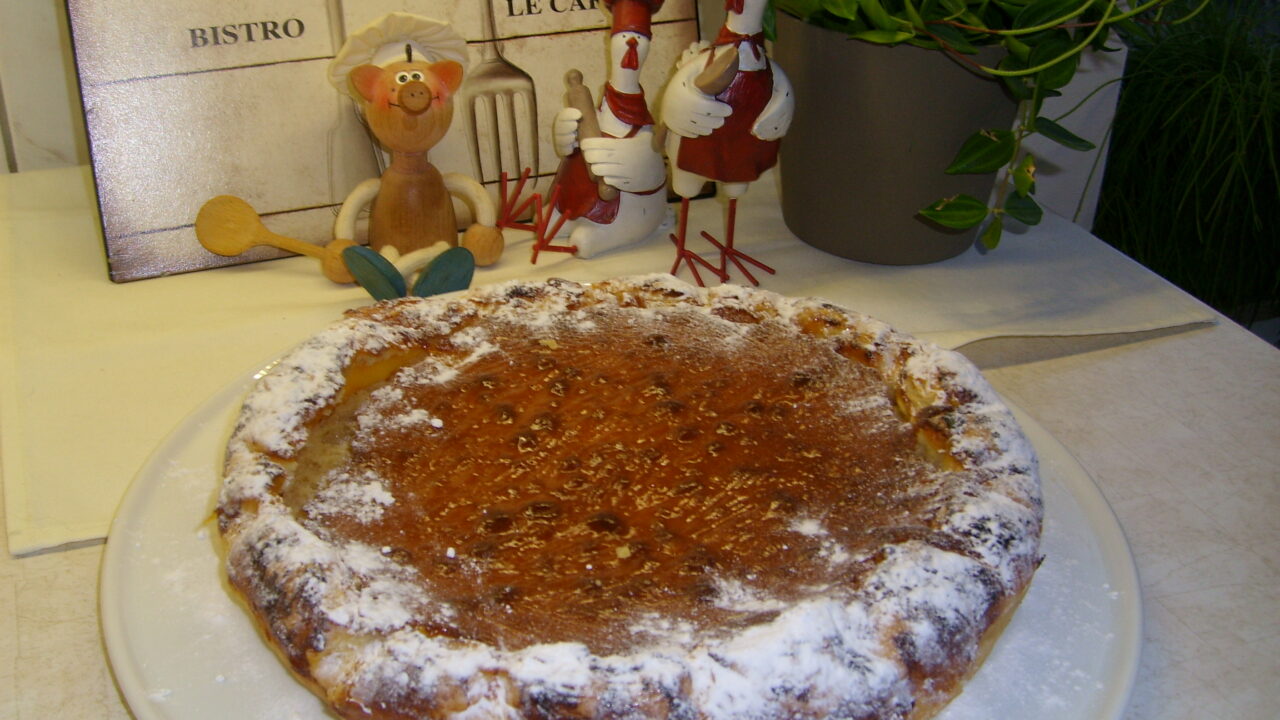 Dessert: frangipantaart