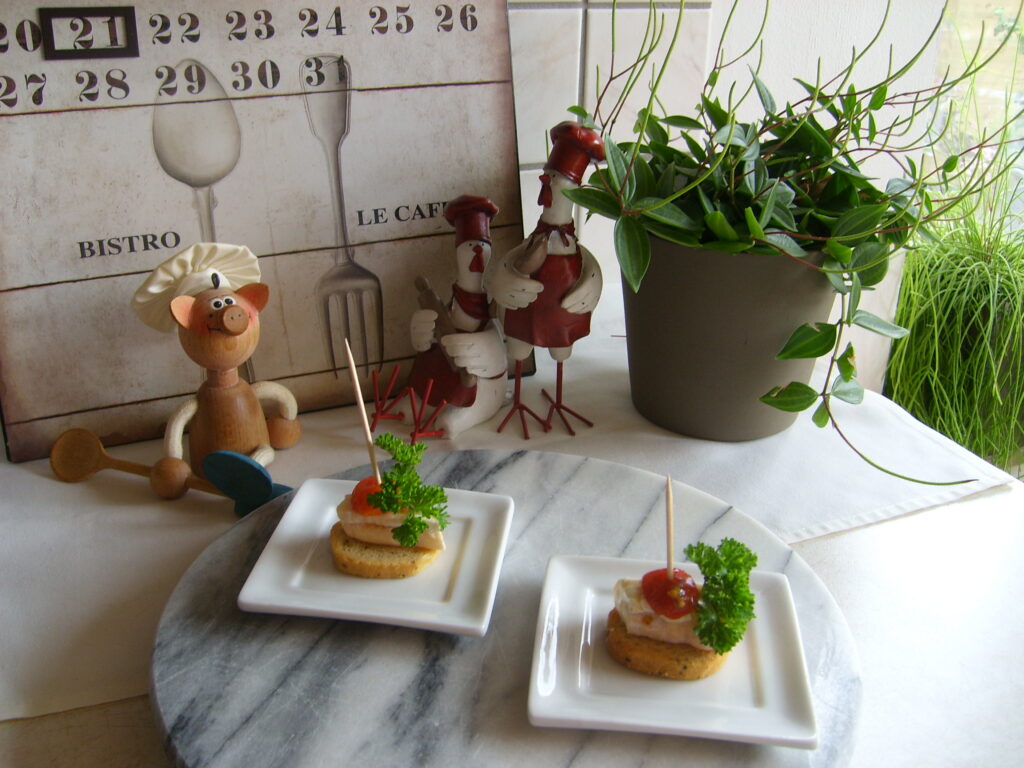 Hapje: bruchetta met Chaumes