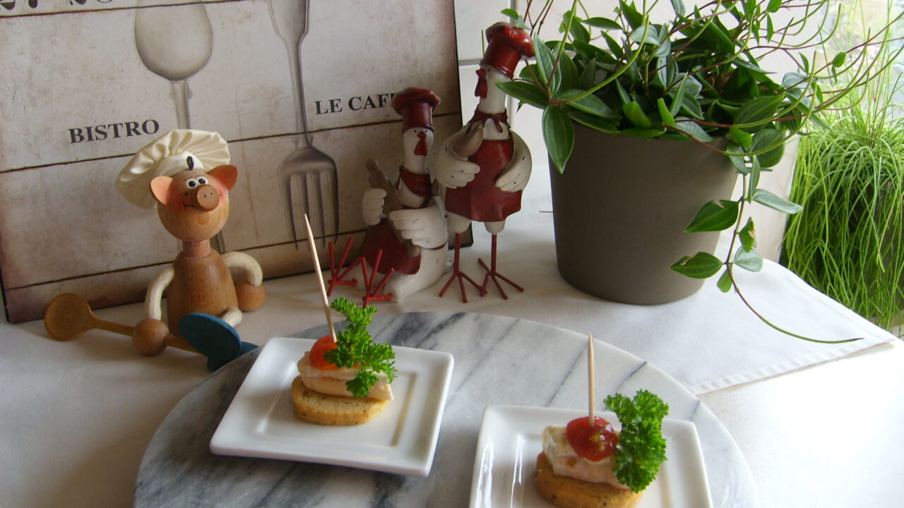 Hapje: bruchetta met Chaumes