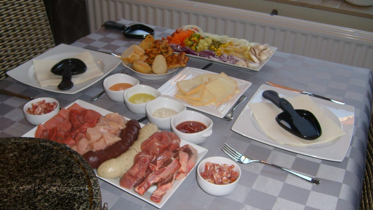 Steengrill – raclette