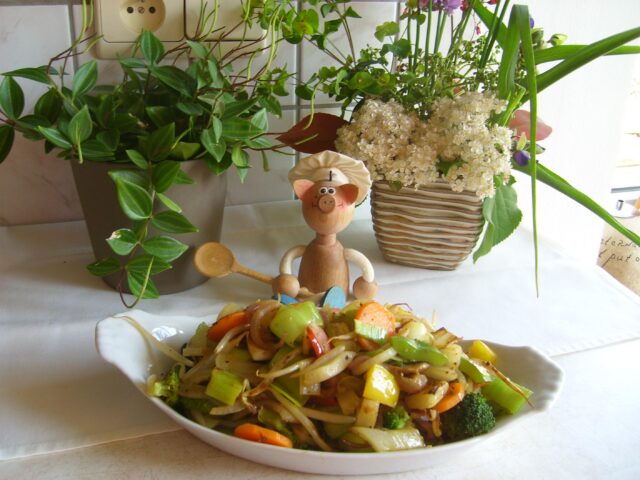 Wok-groenten