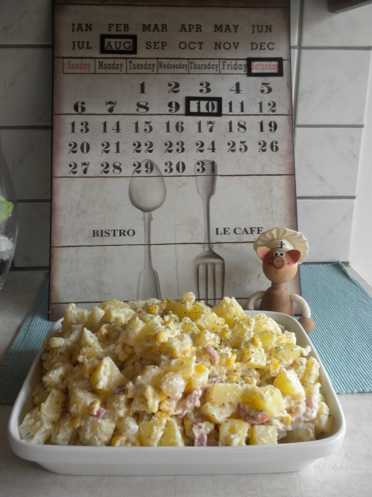Aardappel – bbq – sla 10- 8- 02013