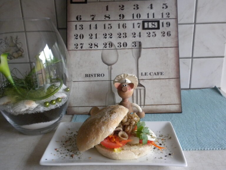 Broodje voor de vissers aan wal