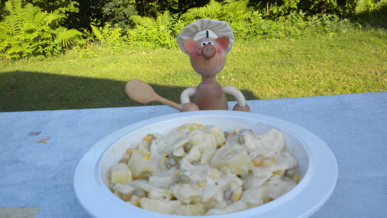 Camping aardappelsla