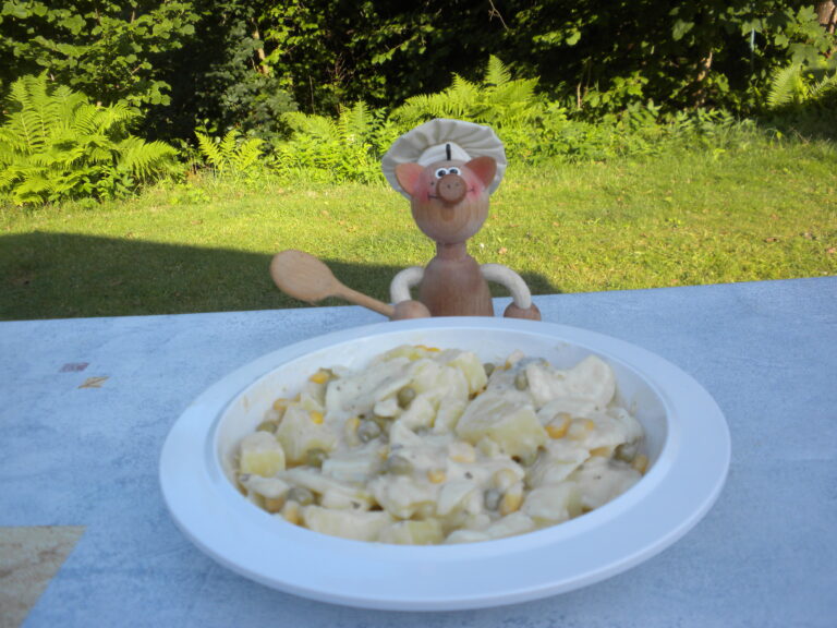 Camping aardappelsla