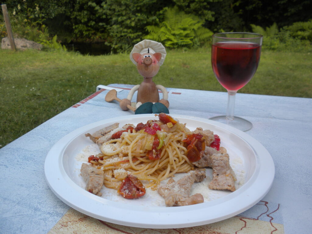 Camping spaghetti