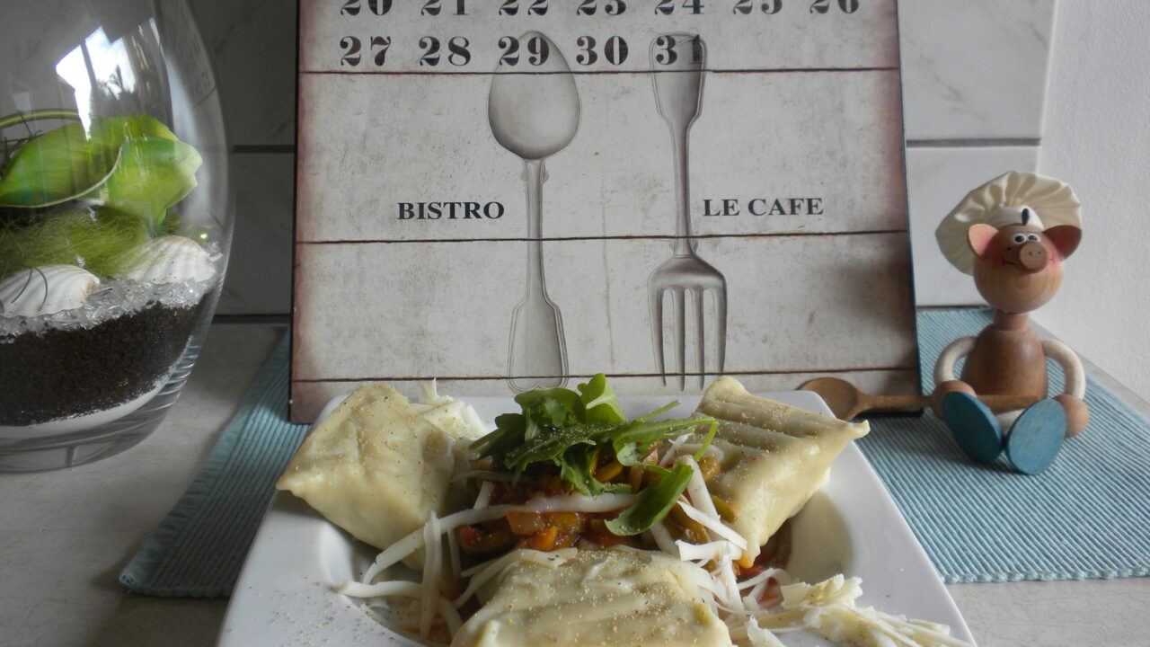 Dagschotel: bigg ravioli vegetarisch