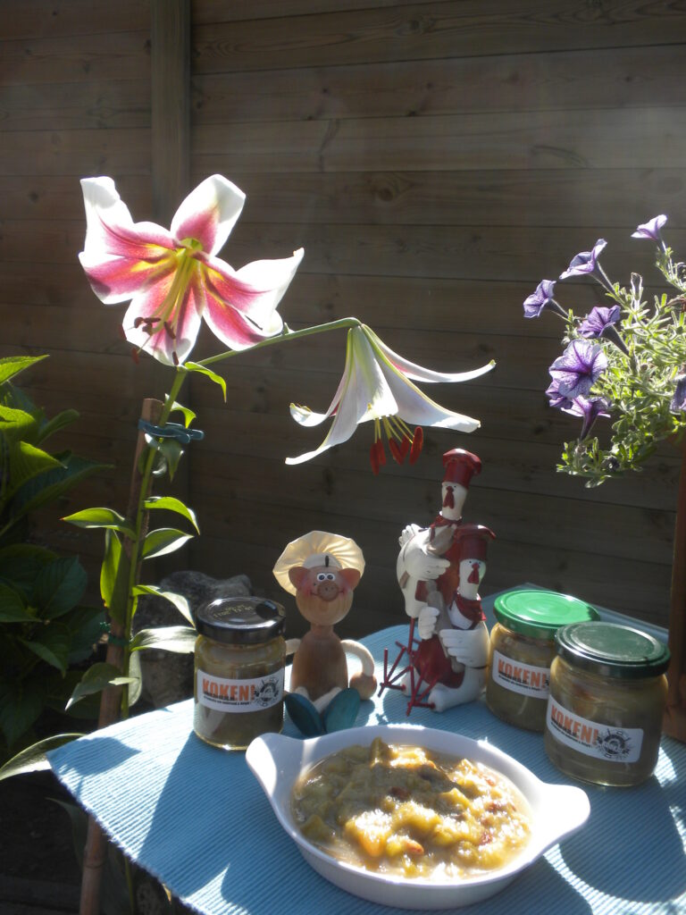Rabarbercompote op een zwoele zomeravond