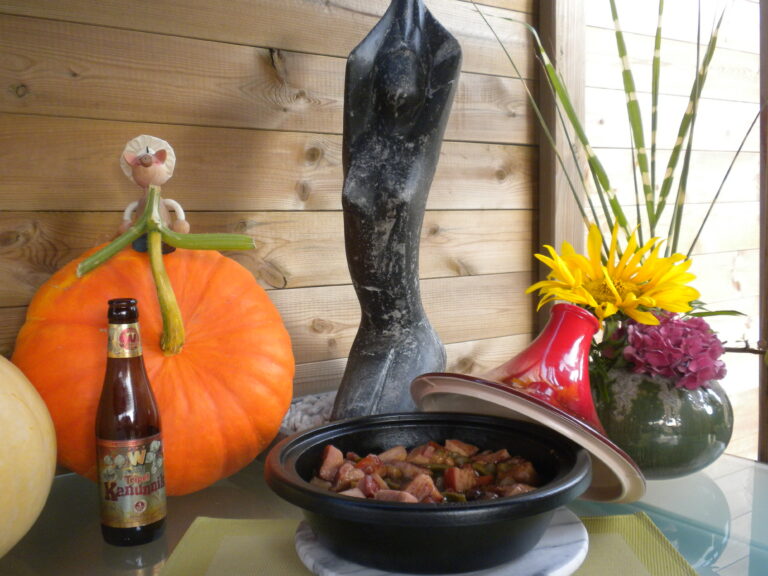 Tajine: Ardeensgebraad met Tripel Kanunnik bier