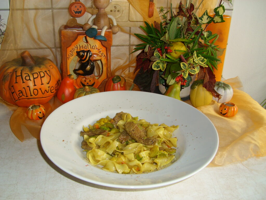 Dagschotel: pasta met hindereepjes en groenten