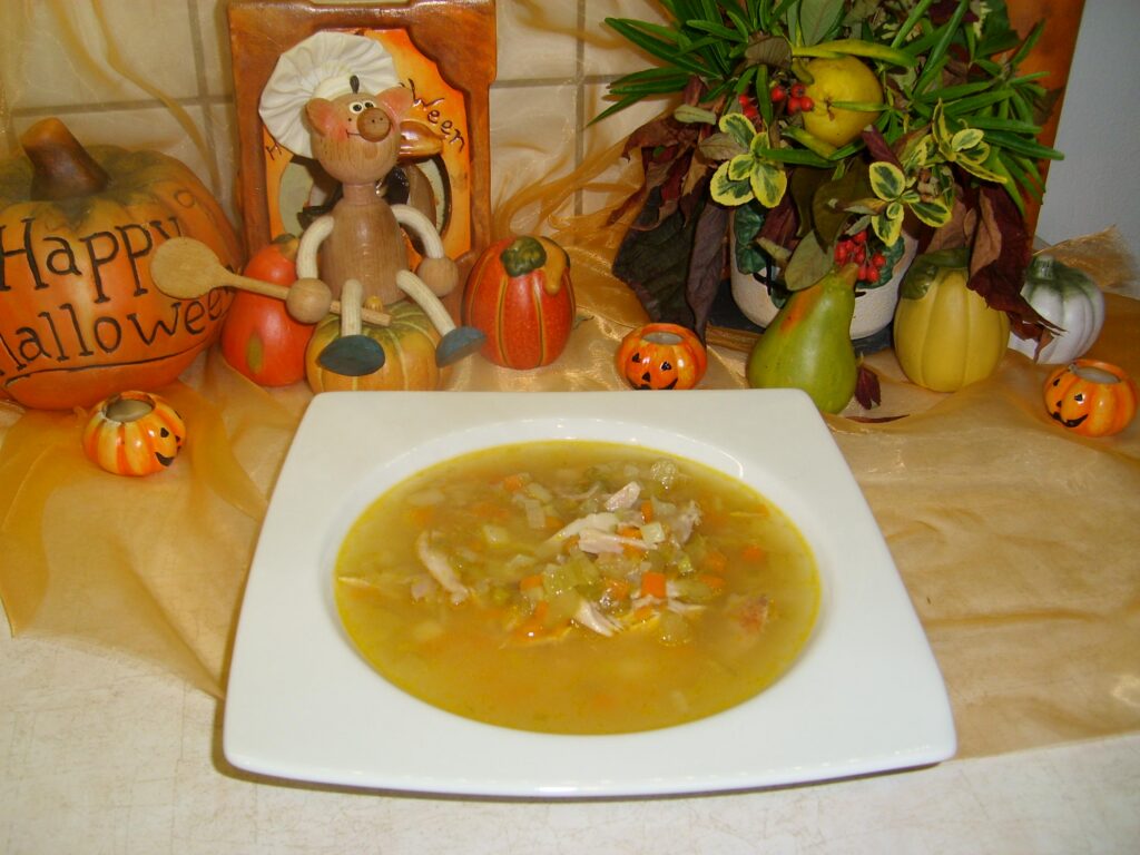 Soep: heldere kippenbouillon