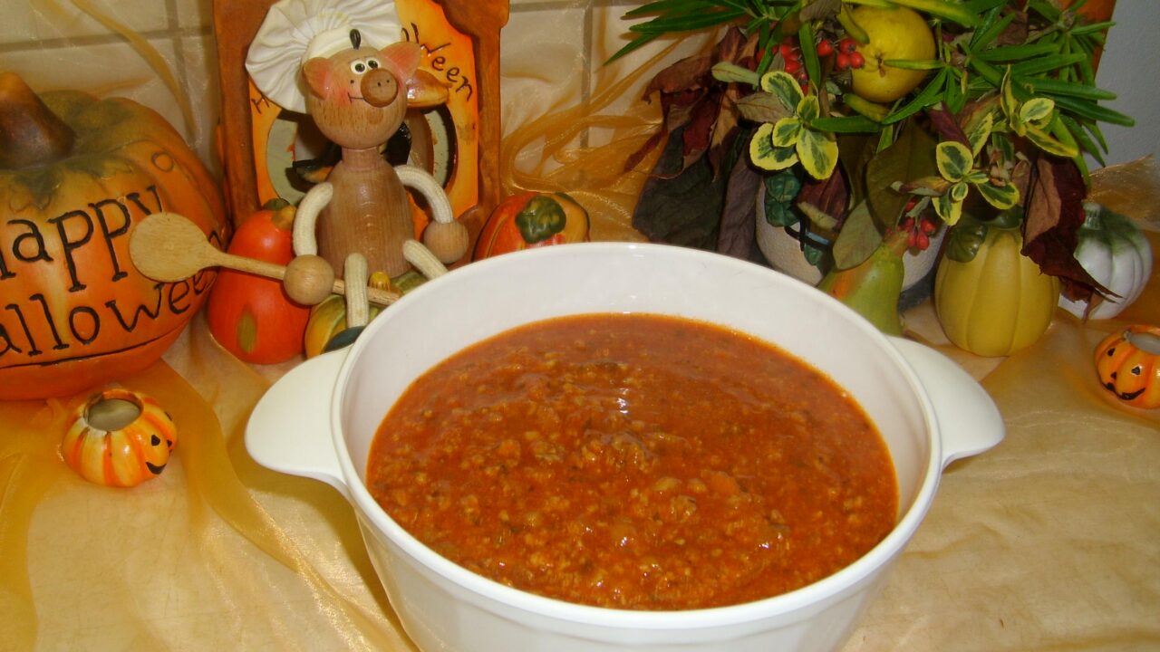 Spaghettisaus pittig gekruid
