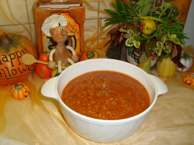 Spaghettisaus pittig gekruid