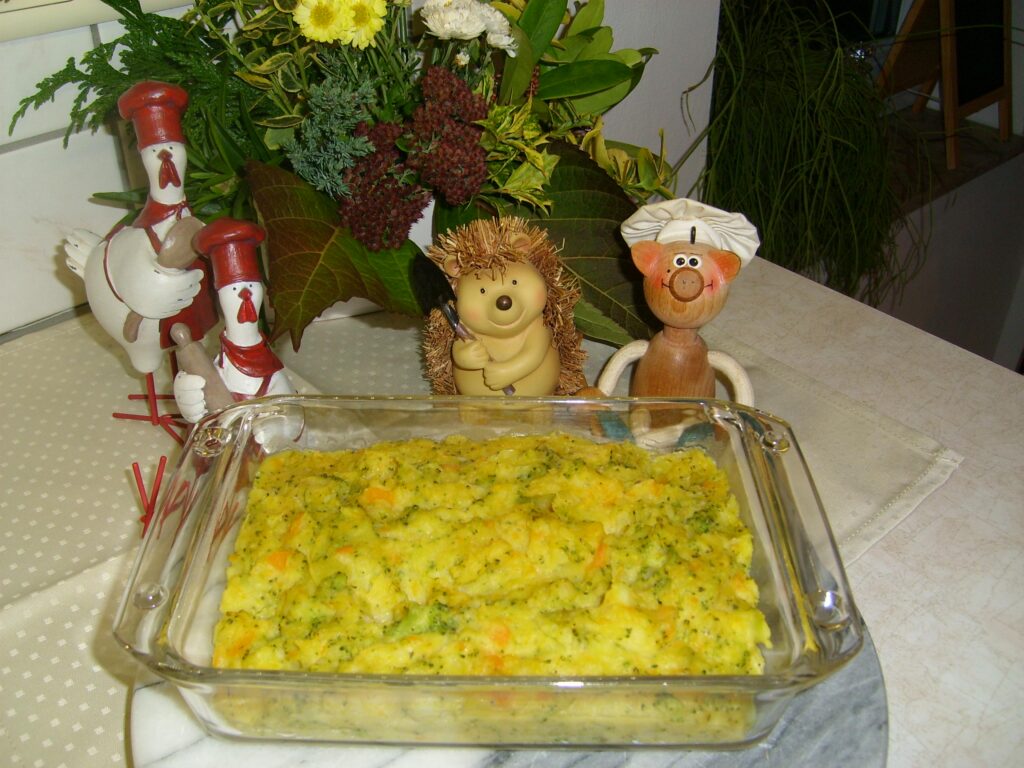 Aardappelpuree op een druilige dag