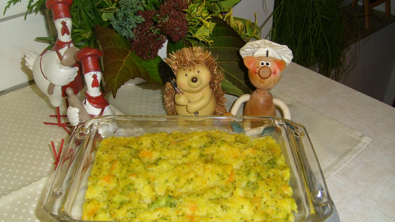 Aardappelpuree op een druilige dag