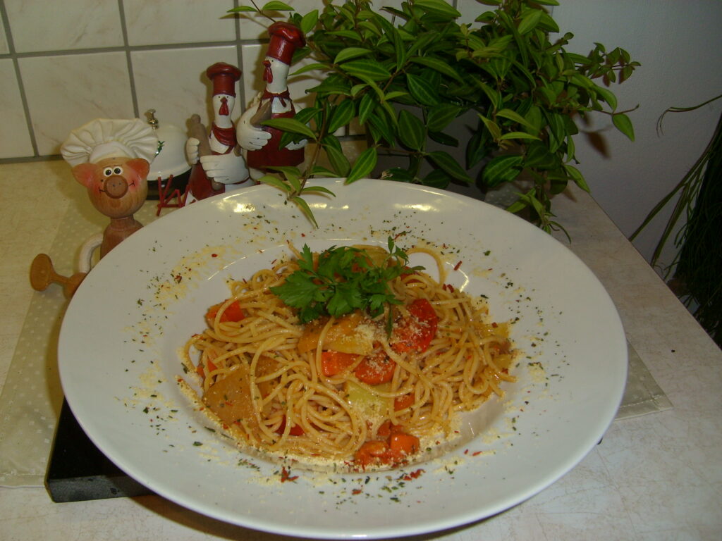Dagschotel pasta vegetarisch