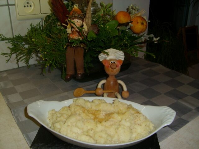 Peterseliewortel als aardappelgerecht