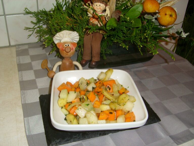 Stoofpotje van groenten en aardappelen