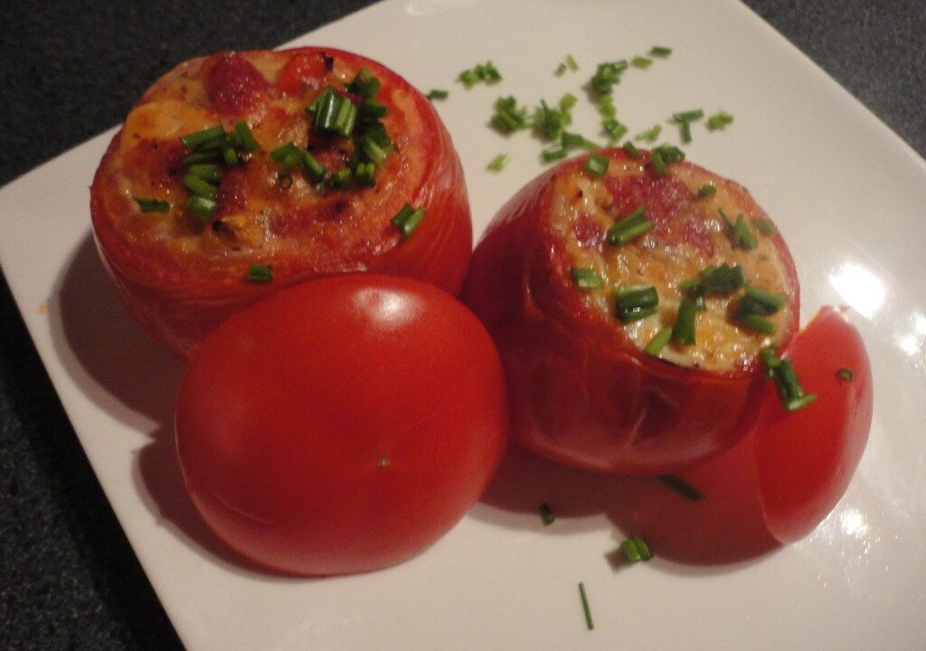 Ovenschotel gevulde tomaat