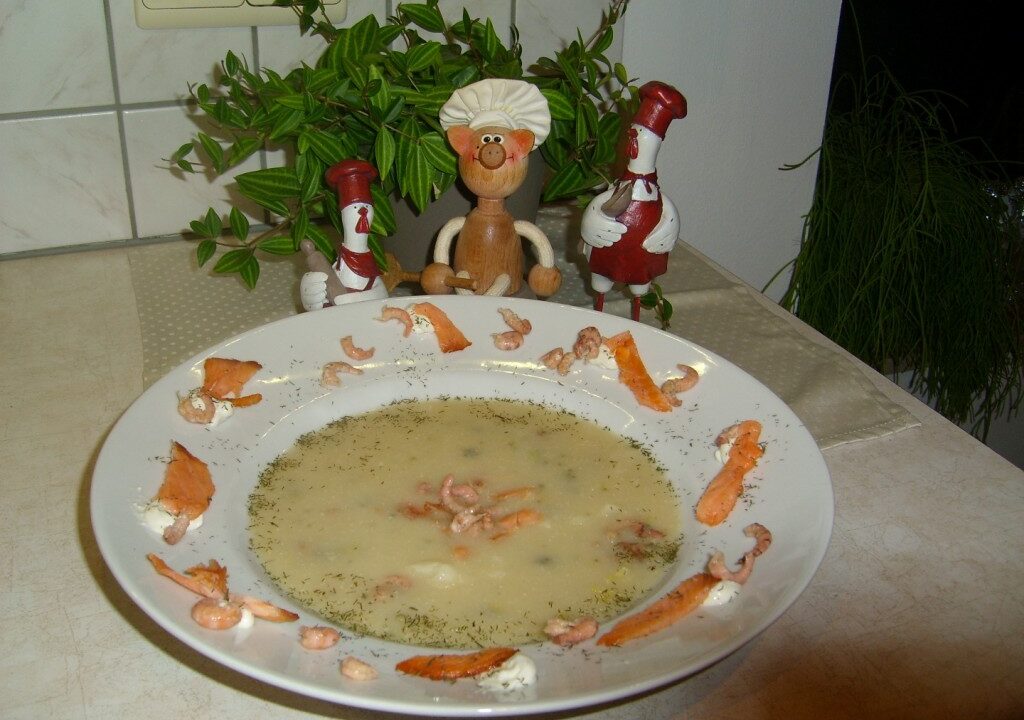 Soep van de dag van het linkerpootje