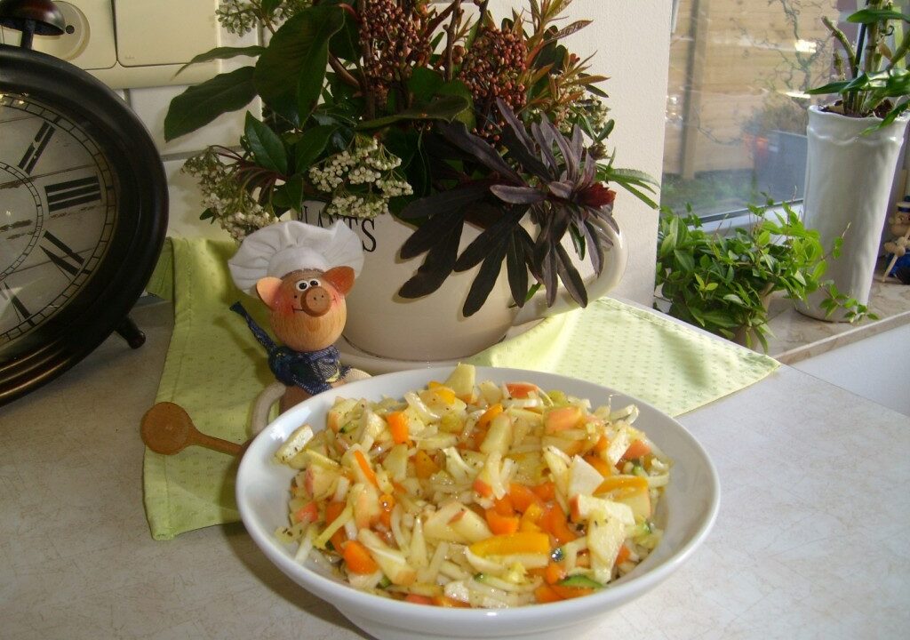 Stralende lentesalade in februari