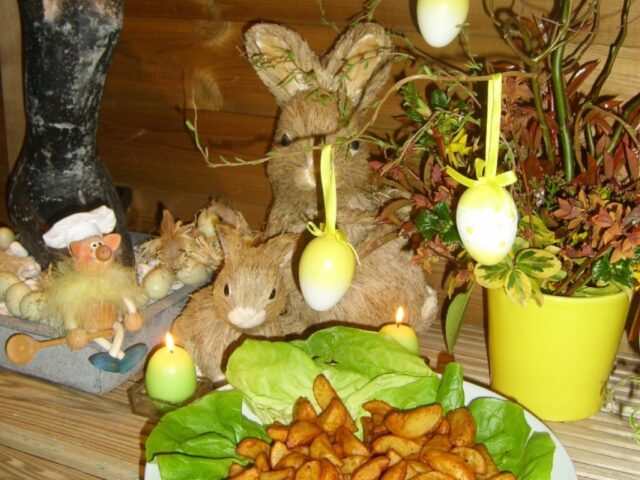 Aardappelpartjes pittig gekruid